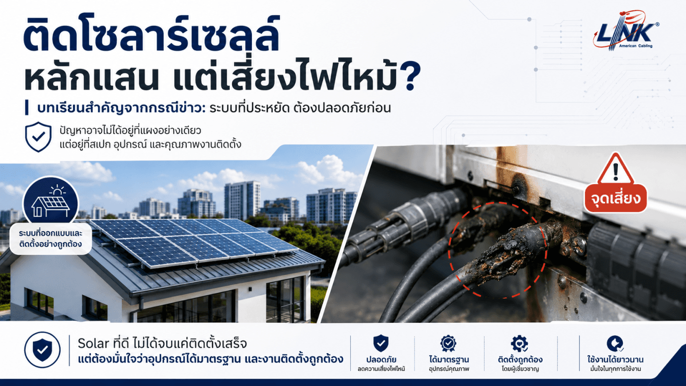 ติดโซลาร์เซลล์หลักแสน แต่ค่าไฟไม่ลด แถมเสี่ยงไฟไหม้ ⚠️ แบบนี้ คุ้มจริงหรือ?