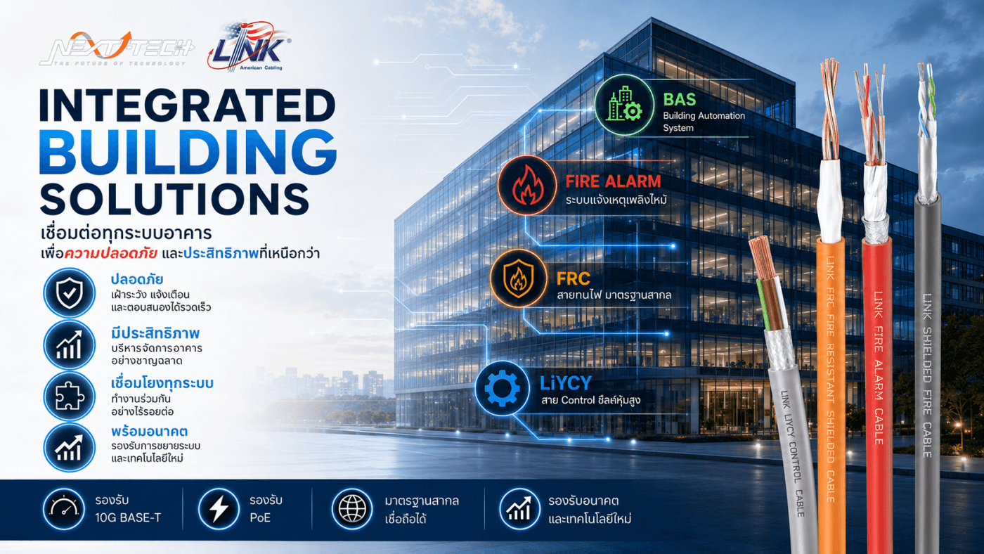 Integrated Building Solutions พลิกโฉมการควบคุมอาคาร สู่ระบบอัจฉริยะที่เหนือกว่า