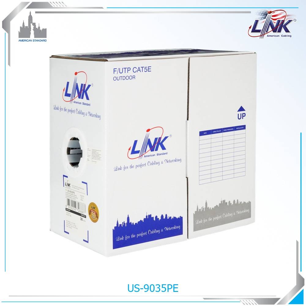 CAT 5E F/UTP PE OUTDOOR CABLE (Single Jacket Black 305 M./Pull Box - รูปที่ 2